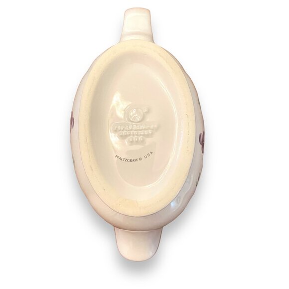 Pfaltzgraff Grapevine Gravy Boat and Underplate Stoneware (used) - Picture 5 of 7